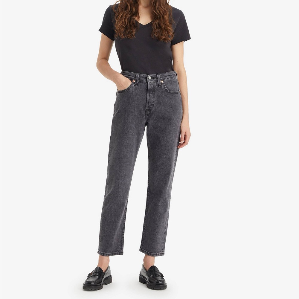 Levi’s Original 501 Cropped Jeans Black Size 28